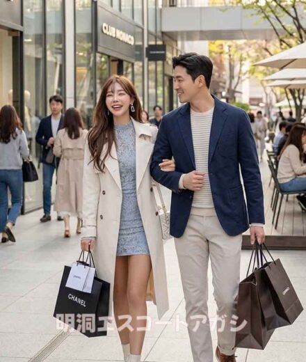 エスコートアガシと楽しいショッピング